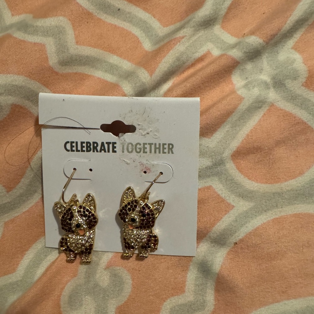 Celebrate Together Dog Earrings